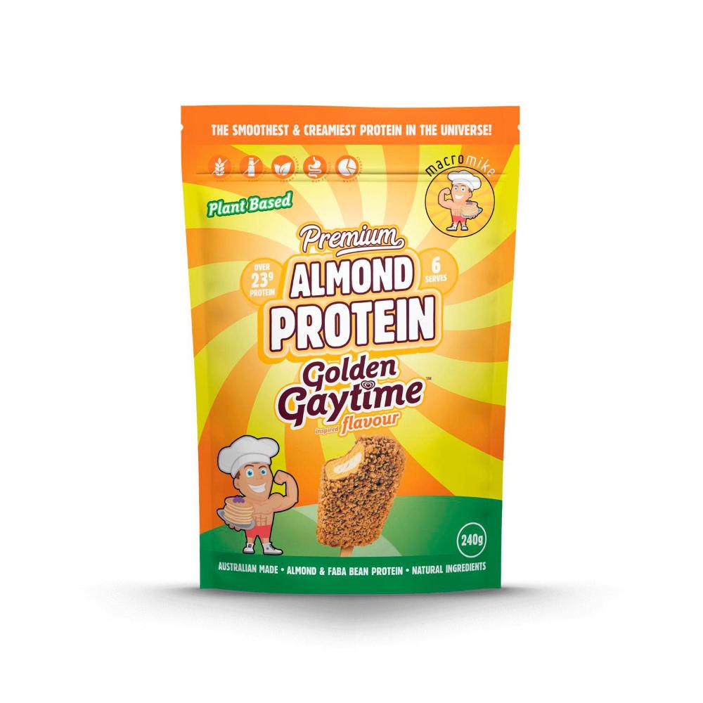 Macro Mike Premium Almond Protein Golden Gaytime - 240g