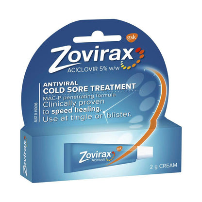 Zovirax Cold Sore Treatment Cream - 2g