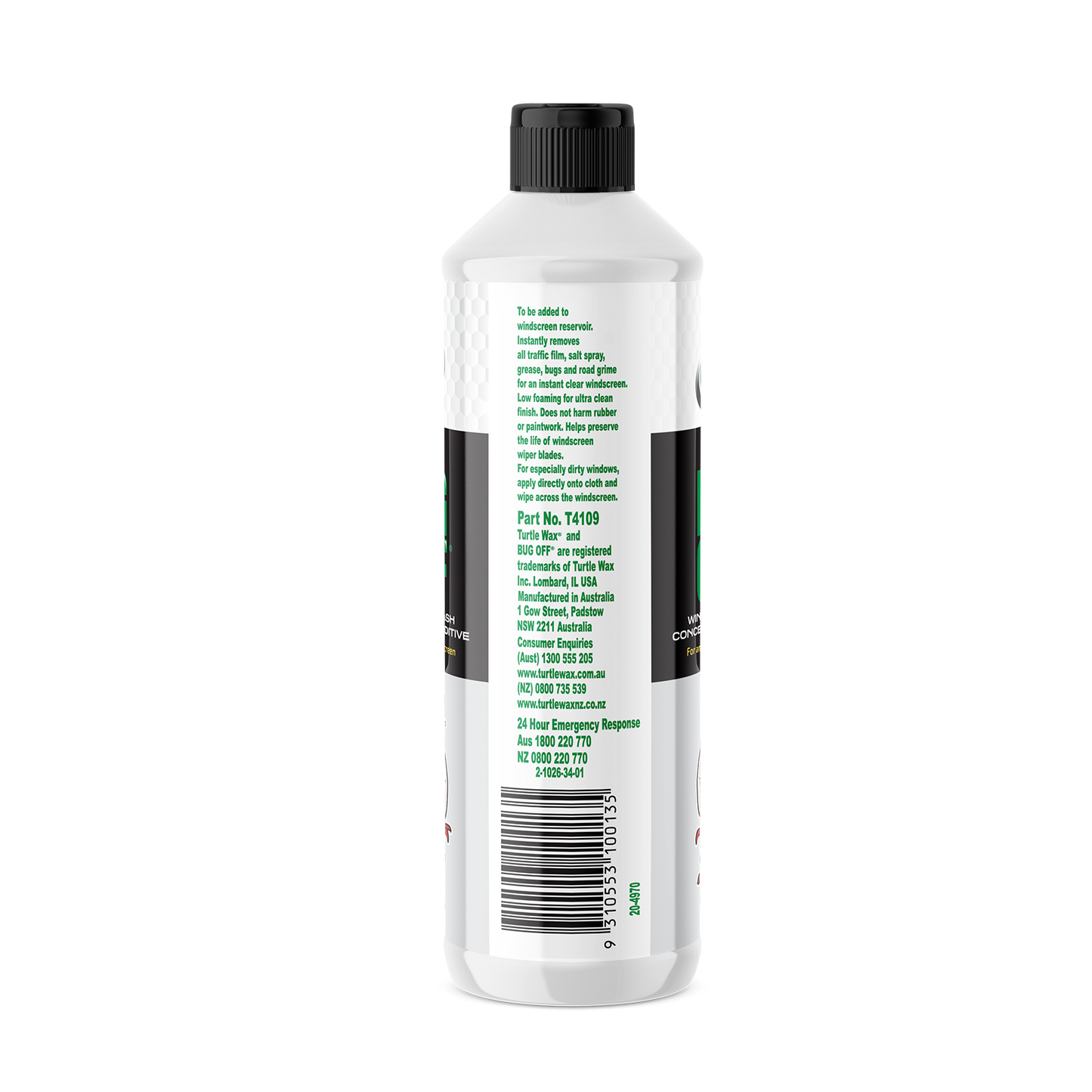 Turtle Wax Bug Off Windscreen Wash - 500ml