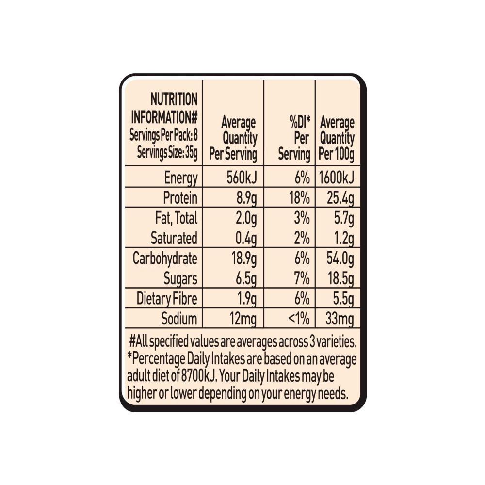 Une Tobys Oats Quick Sachets Protein Variety - 280g