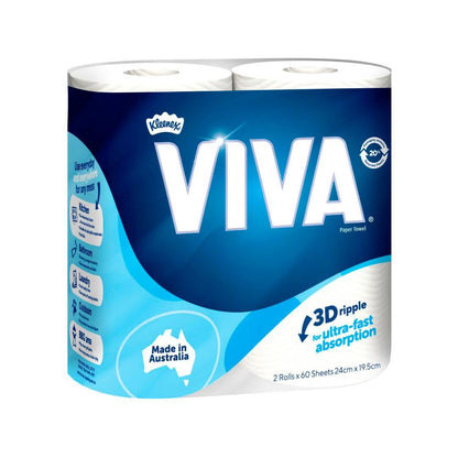 Viva Paper Towel White - 2 pack