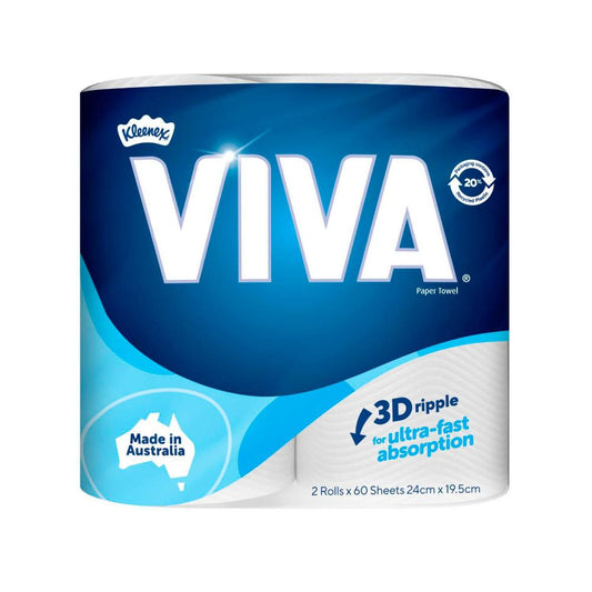 Viva Paper Towel White - 2 pack