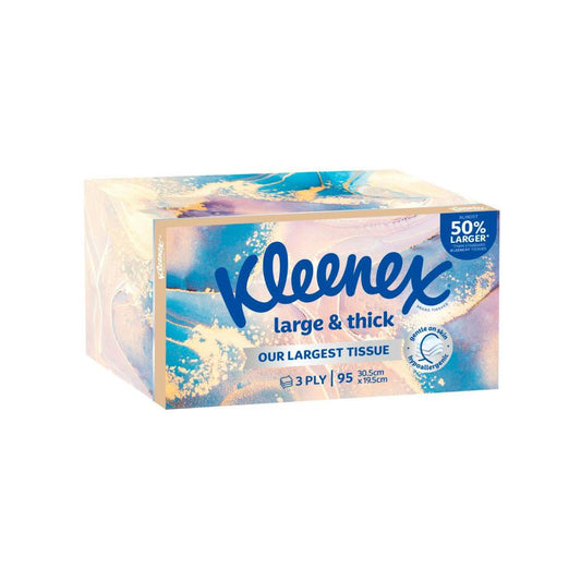 Kleenex 3 Ply Large N Thick Tissues Facial - 95 pack
