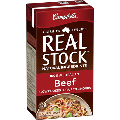 Campbells Real Stock Beef 500ml