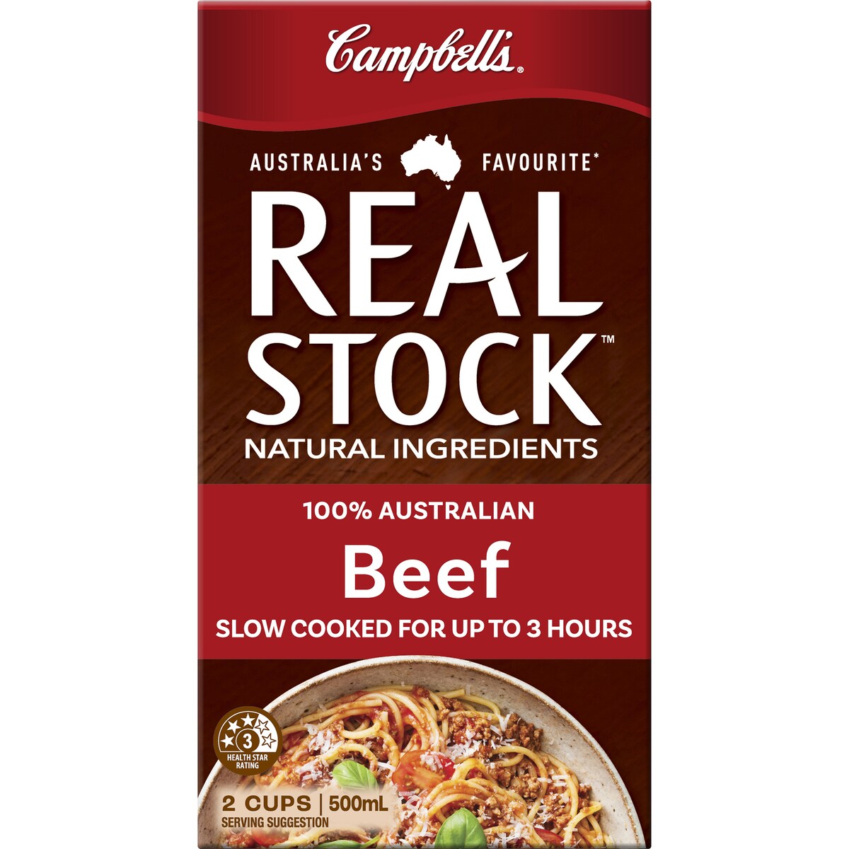 Campbell's Real Stock Beef Liquid Stock 500mL