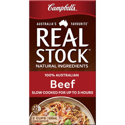 Campbells Real Stock Beef 500ml