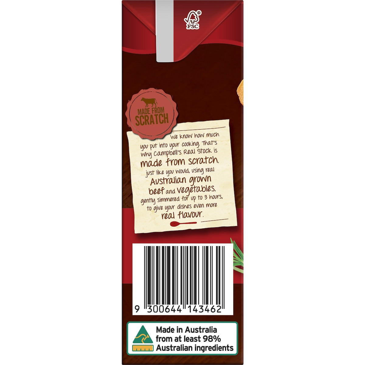 Campbells Real Stock Beef 500ml