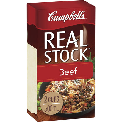 Campbells Real Stock Beef 500ml