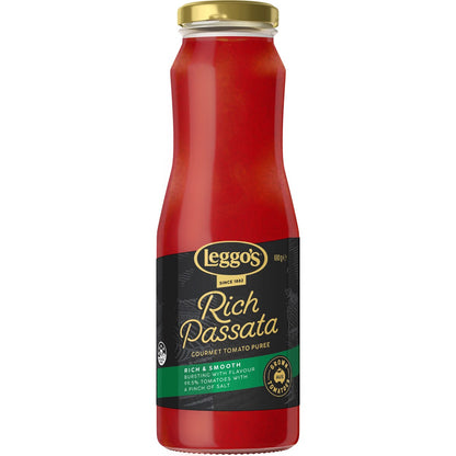 Leggos Gourmet Rich Australian Tomato Passata Puree 690g