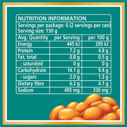 Heinz Beanz Baked Beans No Added Sugar Multipack 300g X3 Pack