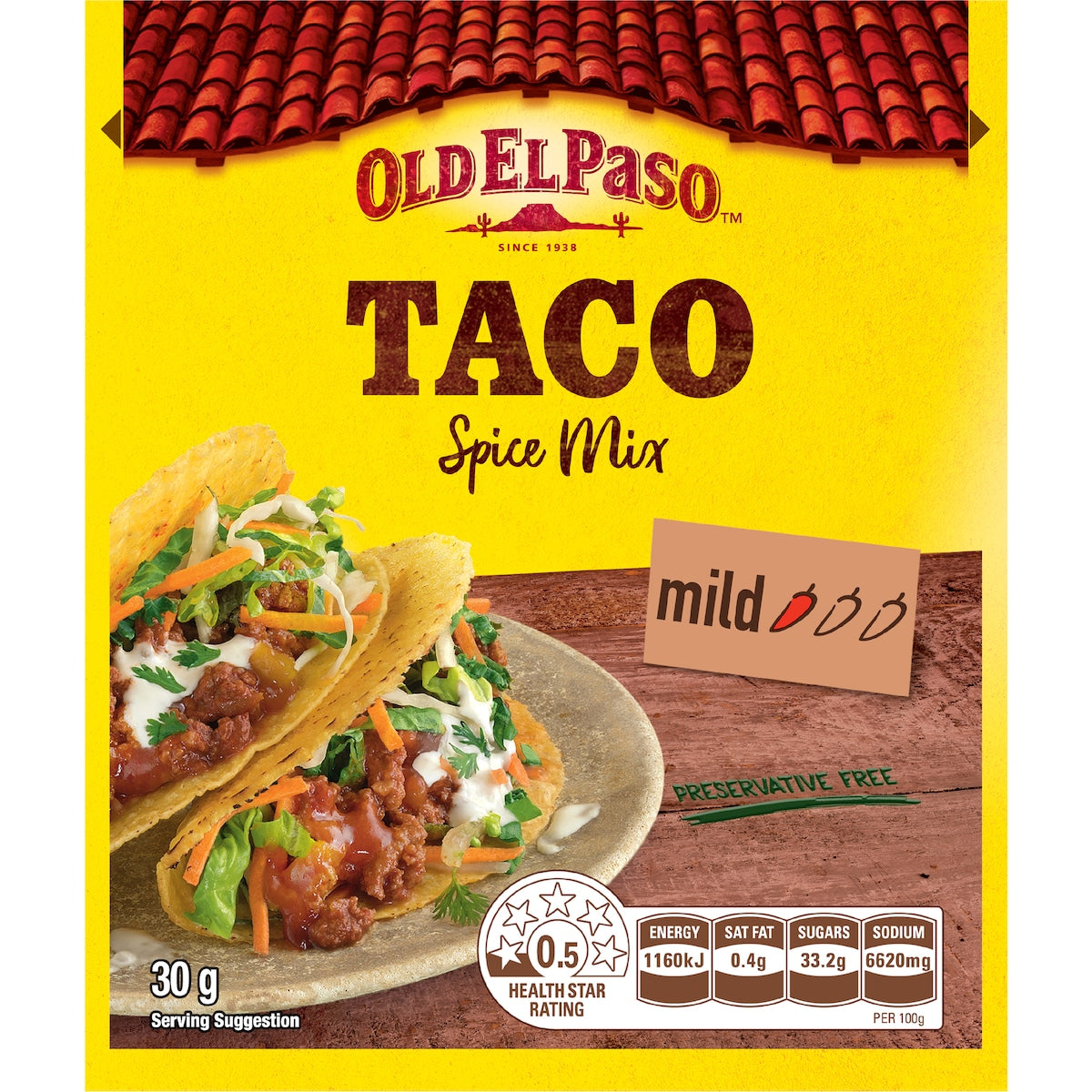 Old El Paso Taco Spice Mix 30g