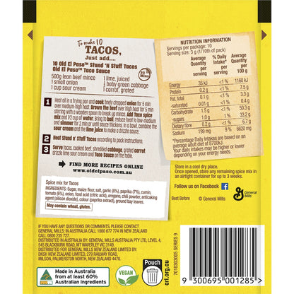 Old El Paso Taco Spice Mix 30g