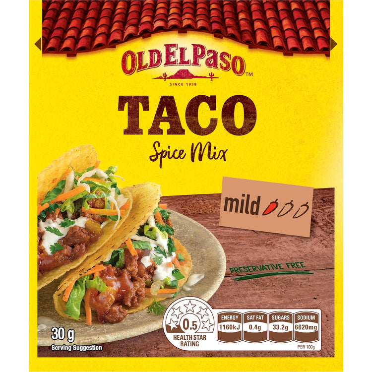 Old El Paso Taco Spice Mix Taco Spice Mix 30g