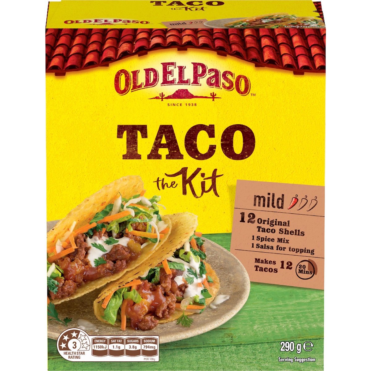 Old El Paso Taco Kit 290g