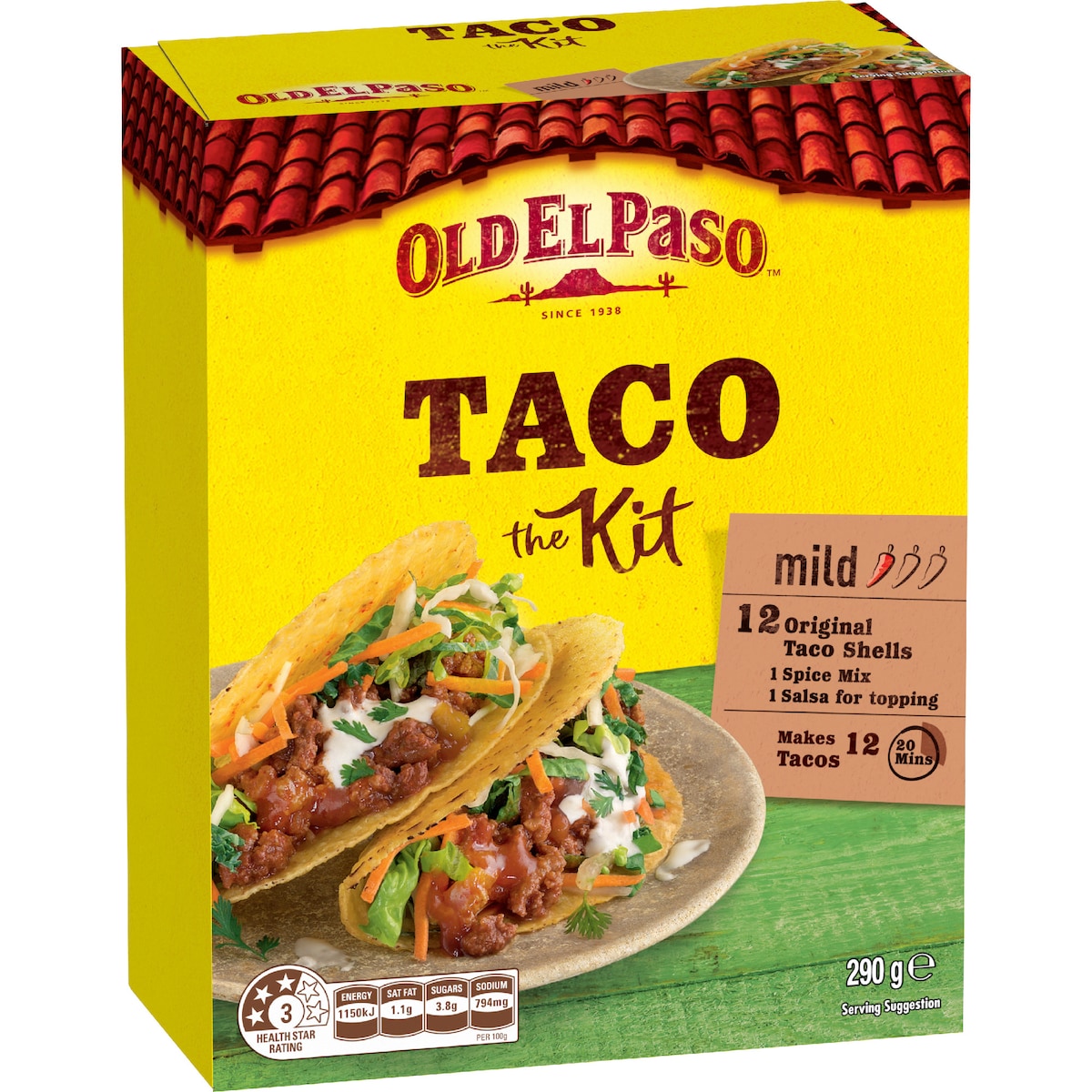 Old El Paso Taco Kit 290g
