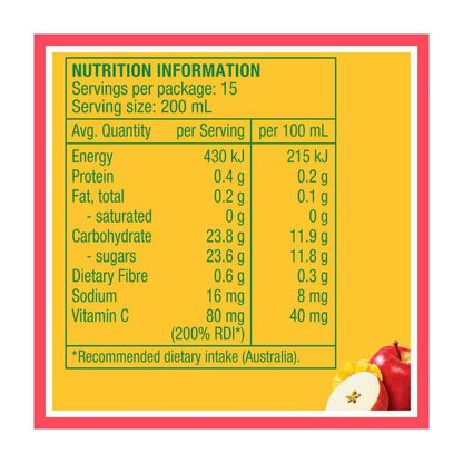 Golden Cire 100% No Added Sugar Apple Mango Juice - 3L