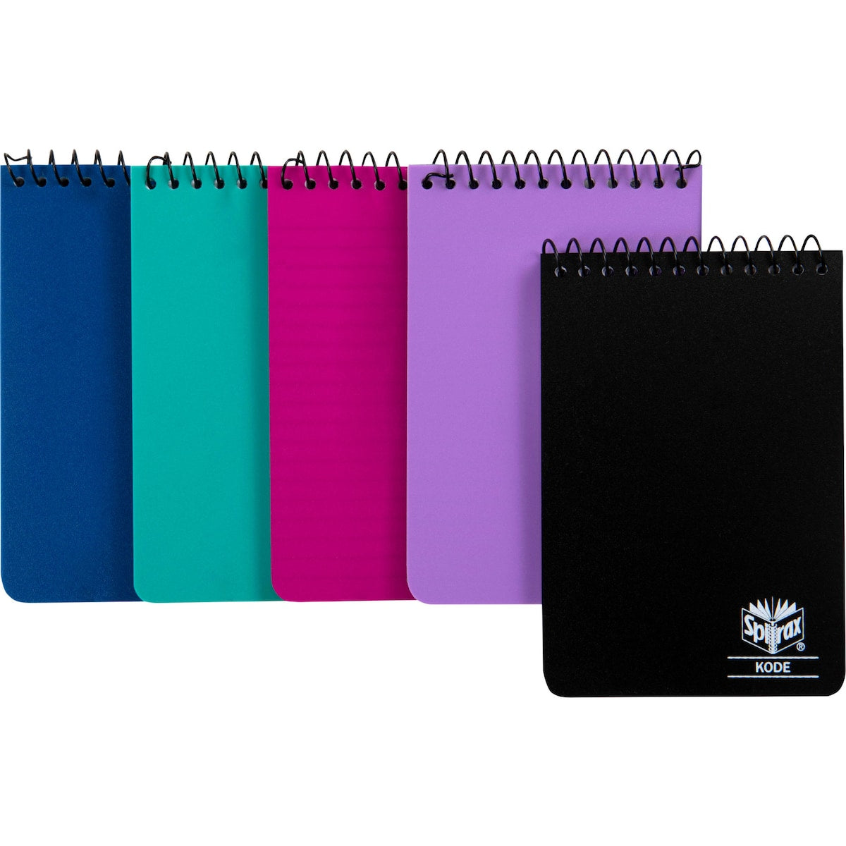 Spirax Pocket Notebook 76x112mm Assorted Colours 112pg Each