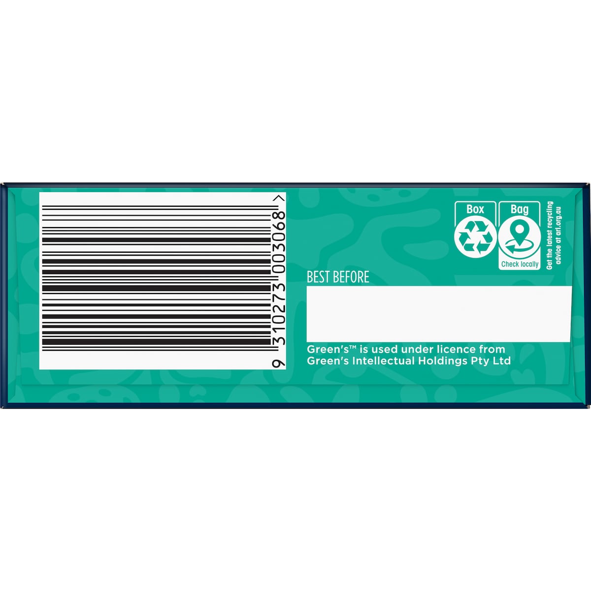 Greens Deluxe Choc Chip Cookie Pie Mix 400g