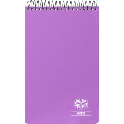 Spirax Reporter Notebook 203x127mm Assorted Colours 200pg Each