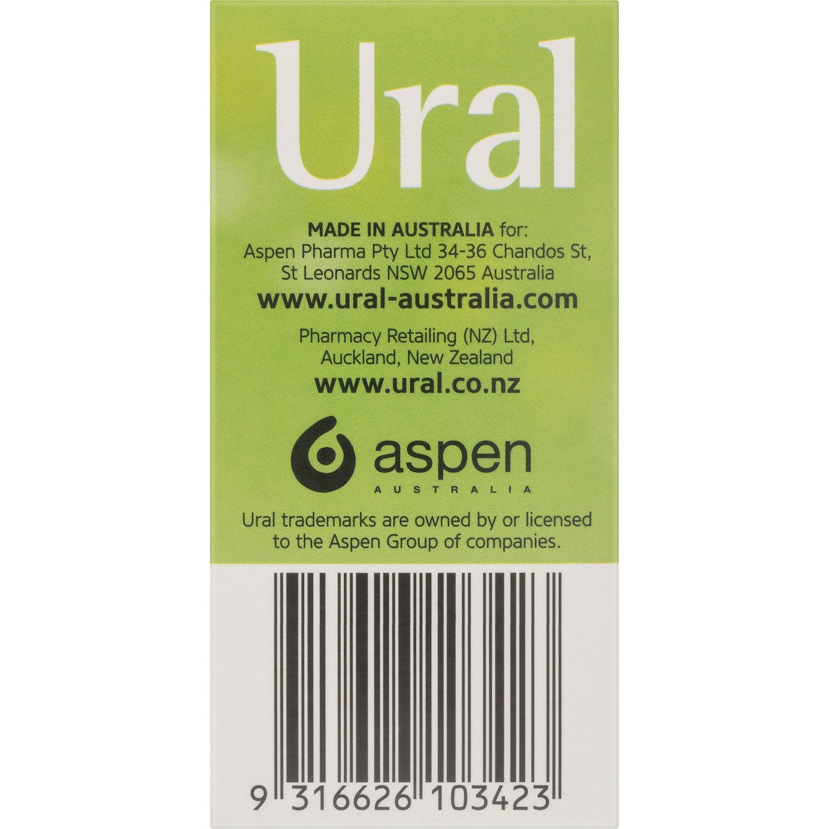 Ural Sachets Effervescent Powder 20 Pack