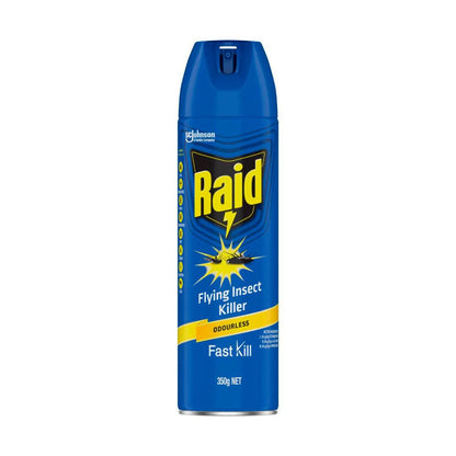 Raid Pest Odourless Flying Insect Spray Killer - 350g
