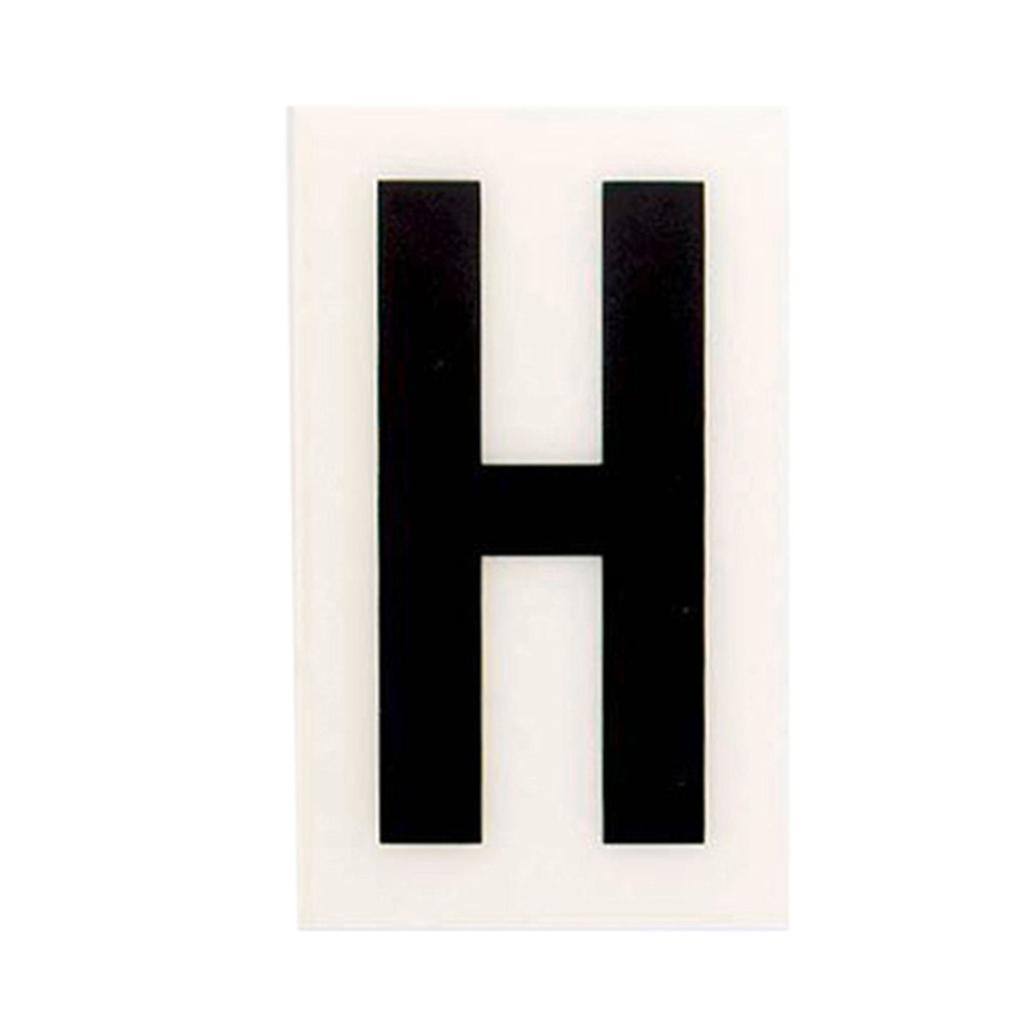 Sandleford Self Adhesive House Letter H - 85mm - White