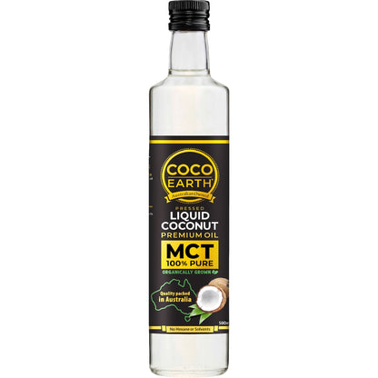 Coco Earth Mct Liquid Coconut Oil 500ml