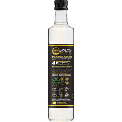 Coco Earth Mct Liquid Coconut Oil 500ml