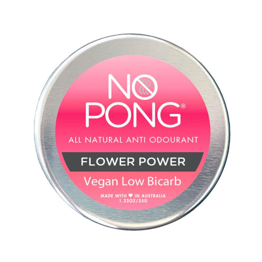 No Pong Flower Power Natural Deodorant Cream - 35g