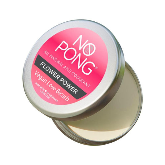 No Pong Flower Power Natural Deodorant Cream - 35g