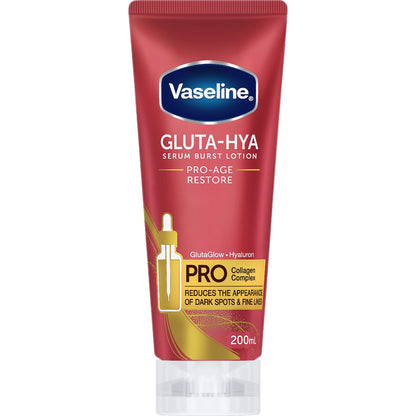 Vaseline Gluta-hya Body Lotion Pro-age Restore 200ml