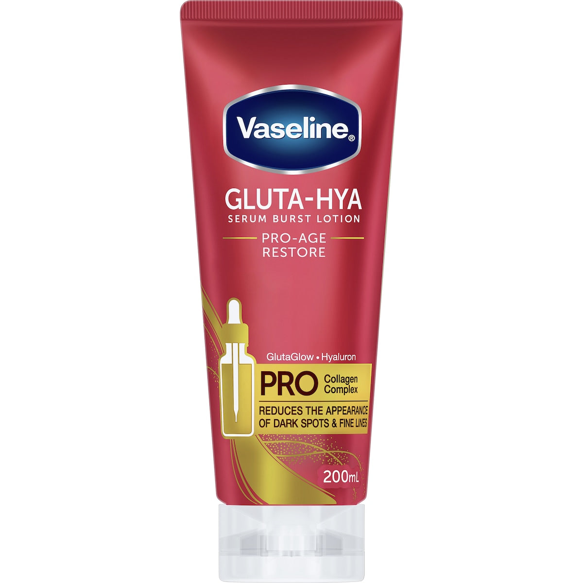 Vaseline Gluta-hya Body Lotion Pro-age Restore 200ml