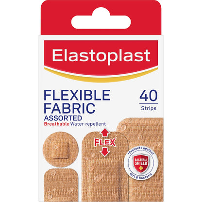 Elastoplast Flexible Frabric Breathable Strips 40 Pack