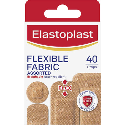 Elastoplast Flexible Frabric Breathable Strips 40 Pack