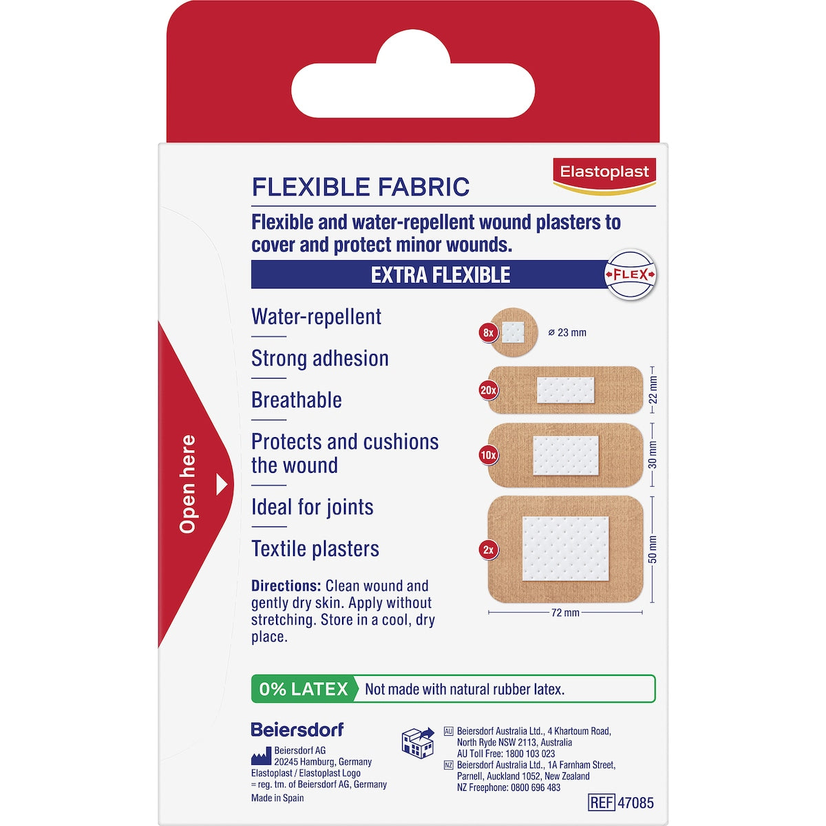 Elastoplast Flexible Frabric Breathable Strips 40 Pack