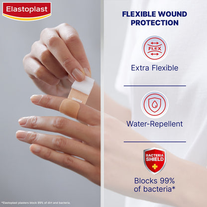 Elastoplast Flexible Frabric Breathable Strips 40 Pack