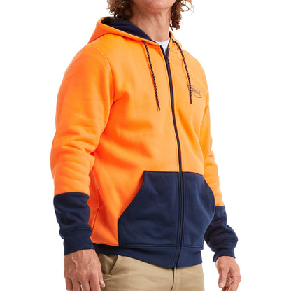 Tradie Hi Vis Orange Hoodie - Large