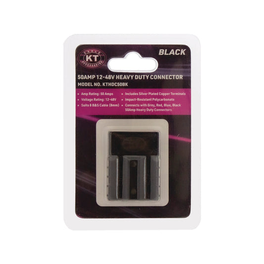 Kt Solar HD Connector - 50A - Black