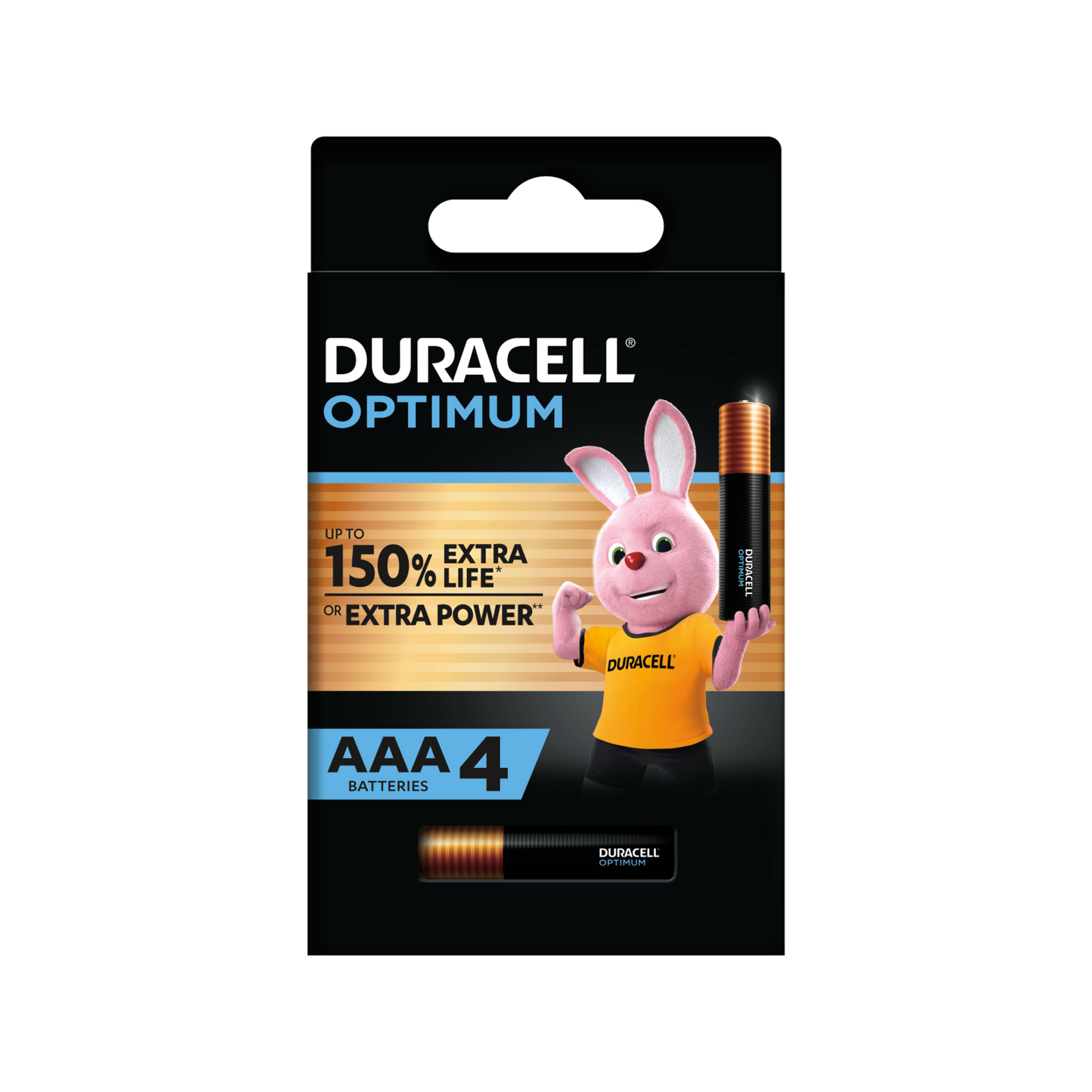 Duracell Optimum AAA Battery - 4 Pack