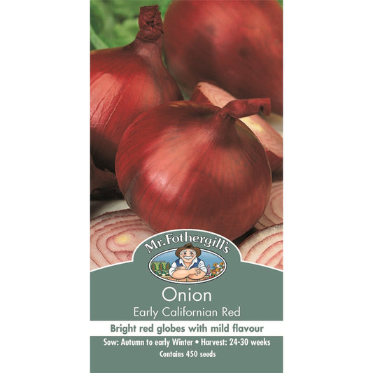 Mr Fothergill's Early Californian Red Onion Seeds
