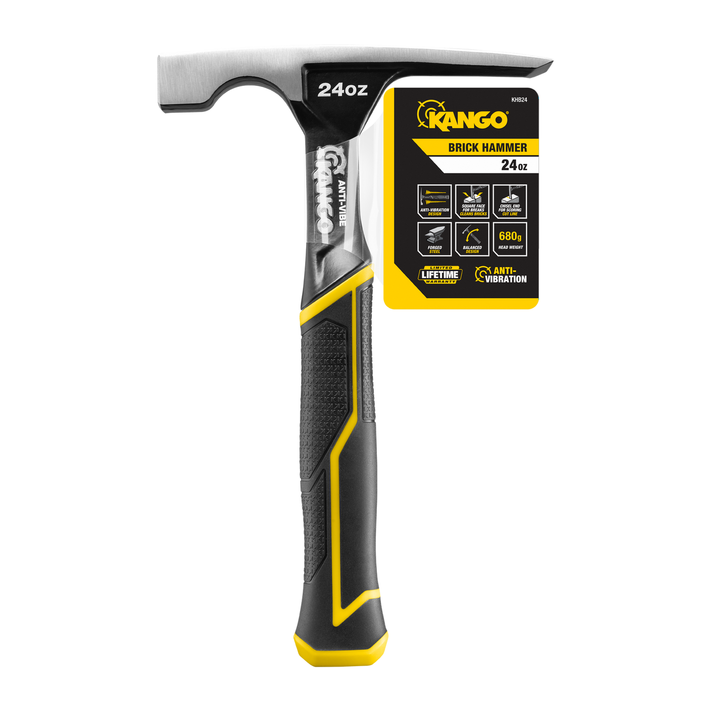 Kango Anti Vibe Brick Hammer - 24oz - 280mm