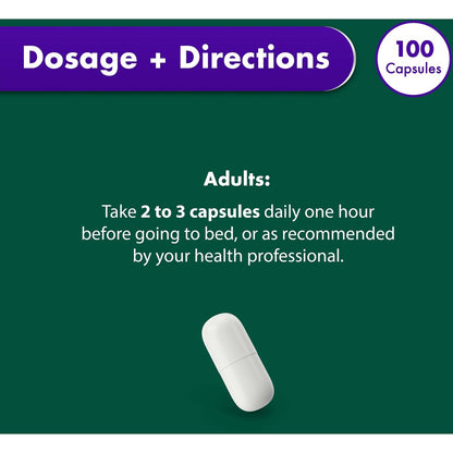 Natures Own Sleep Ezy Capsules With Hops, Valerian + Chamomile 100 Pack