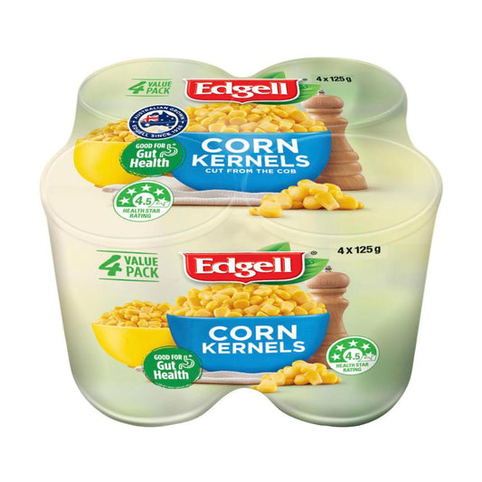 Edgell Corn Kernels 125g - 4 pack