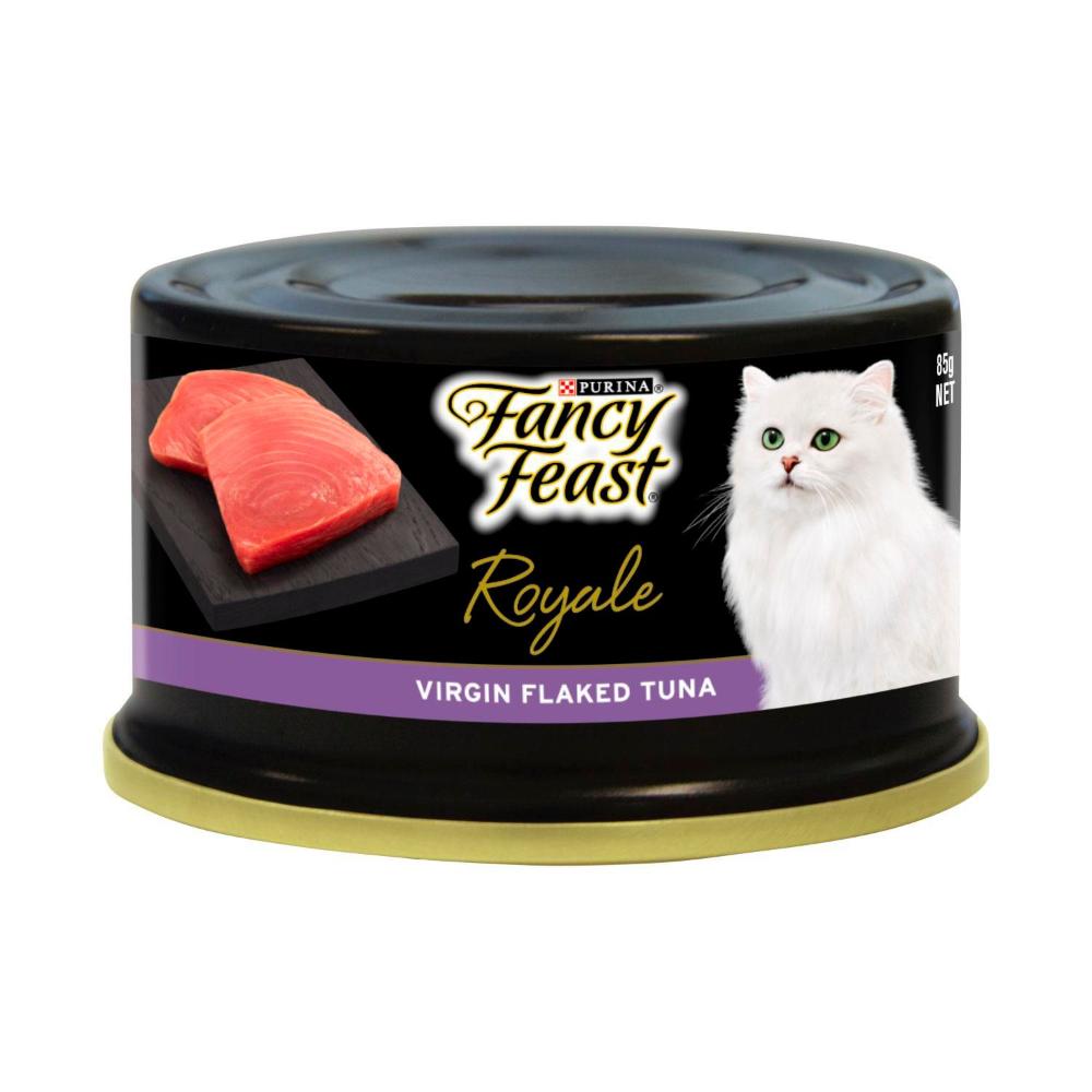 Fancy Feast Royale Virgin Flaked Tuna Cat Food - 85g