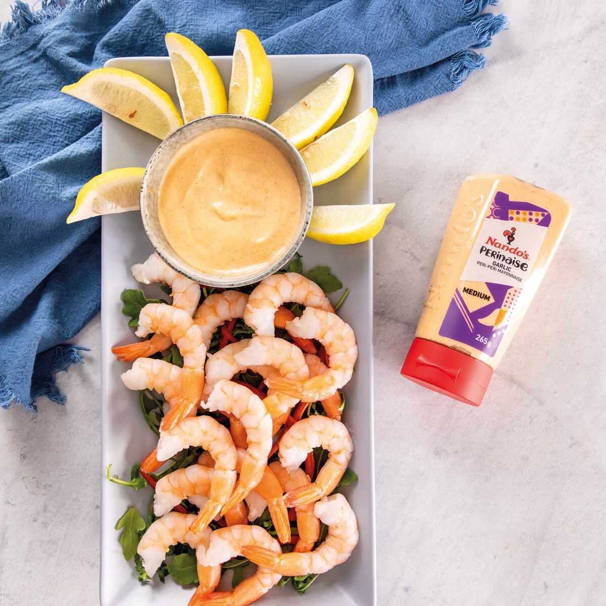 Nandos Perinaise Garlic Peri-Peri Mayonnaise Sauce 265g