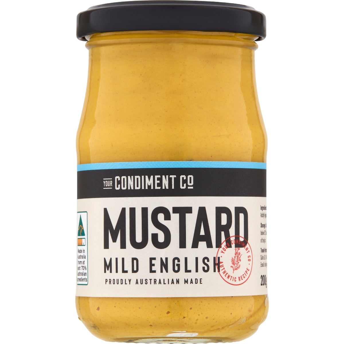Your Condiment Co Mild English Mustard 200g