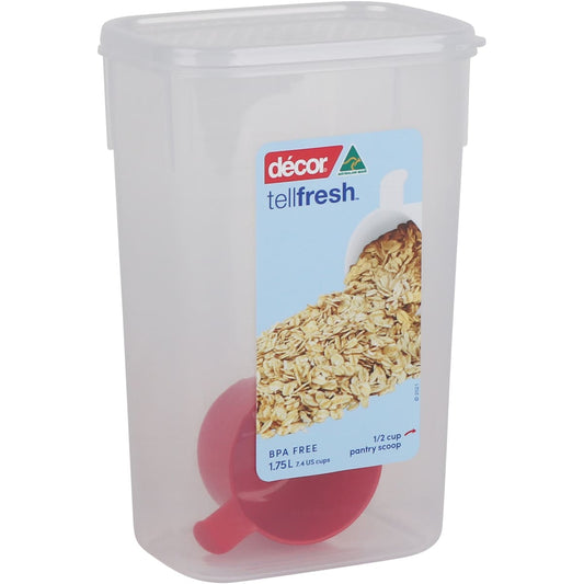 Decor Tellfresh Pantry Container, Oblong 1.25l