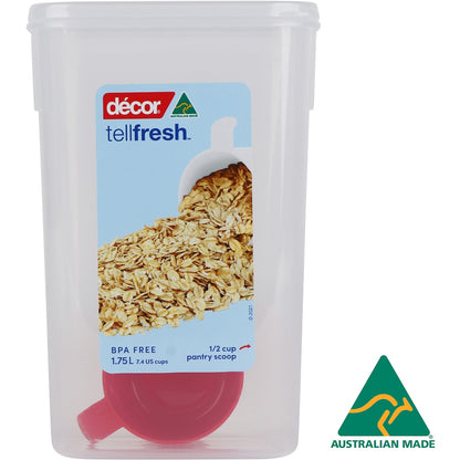 Decor Tellfresh Pantry Container, Oblong 1.25l