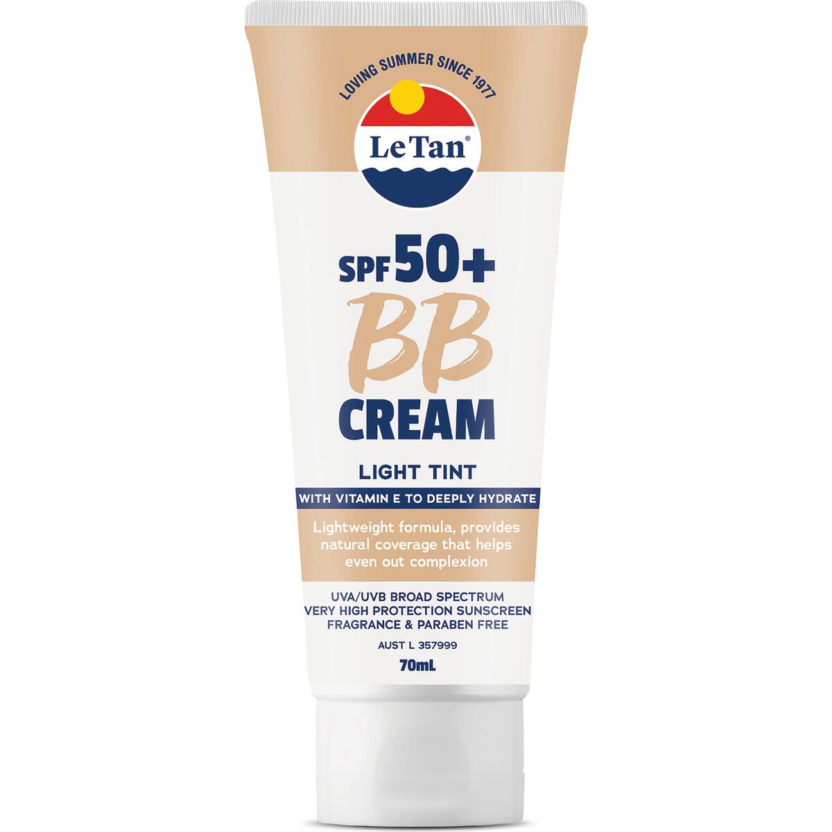 Le Tan Bb Cream Light Tint Spf 50+ 70ml