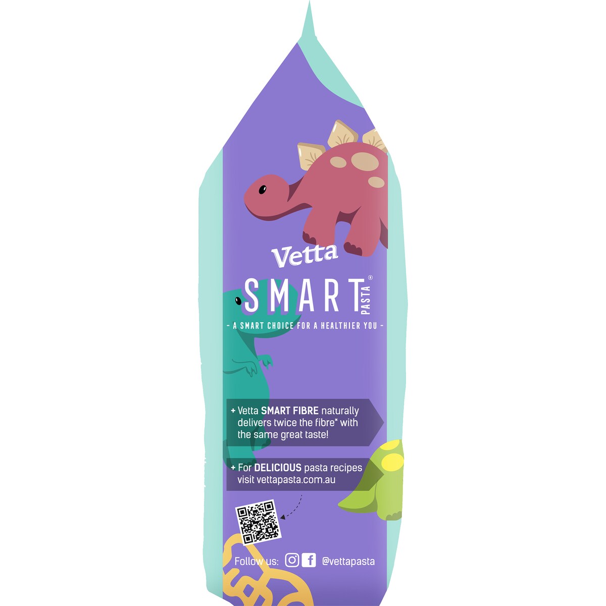Vetta Smart Fibre Dinosaur Pasta 500g